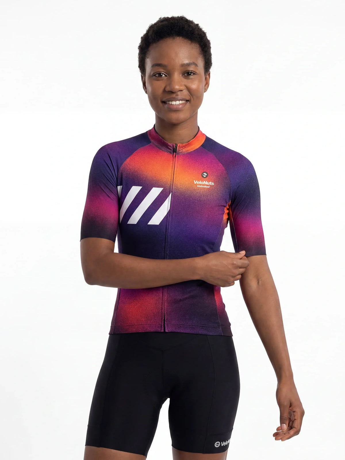 ROCKBROS dames fietsshirt Aura Fade ademend wielershirt Solar Dusk