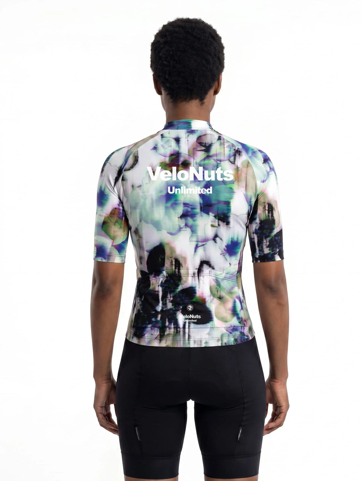 ROCKBROS dames fietsshirt Biolume Garden ademend wielershirt Glitch Bloom