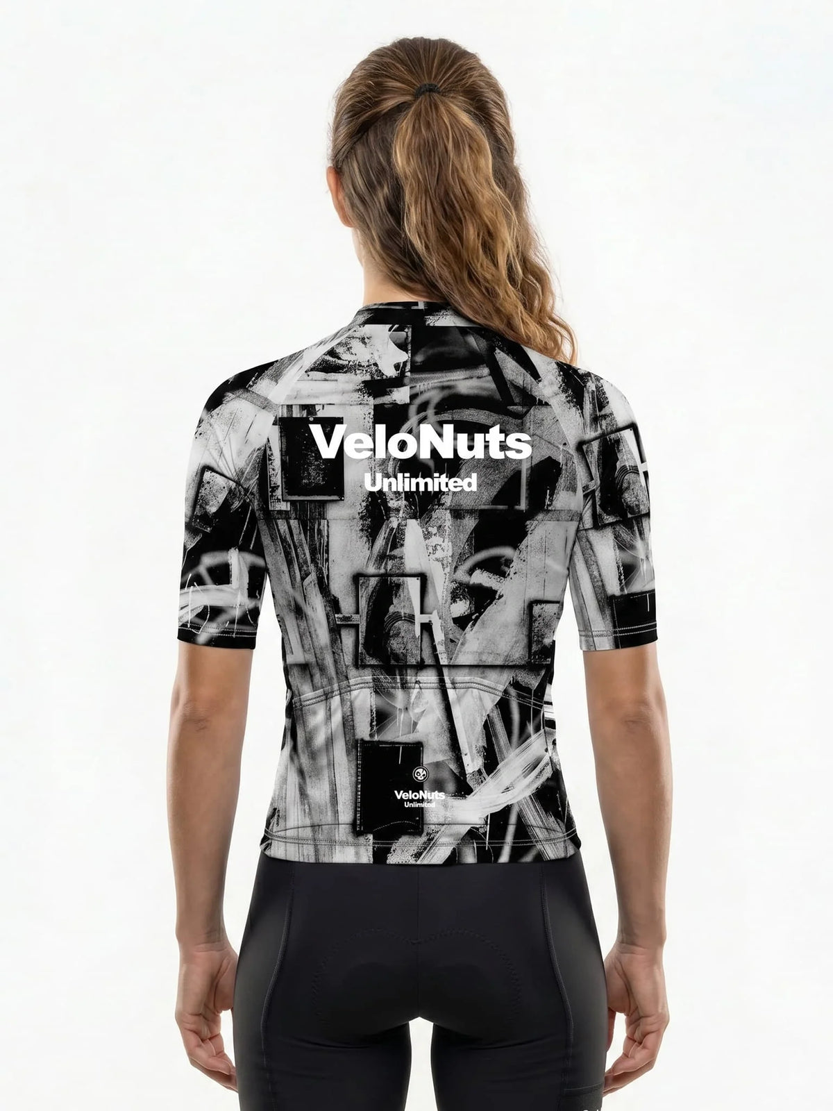 ROCKBROS dames fietsshirt Ink Burst ademend wielershirt Rust Scratch
