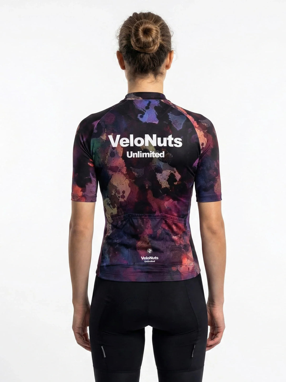 ROCKBROS dames fietsshirt Wild Garden ademend wielershirt Midnight Petals