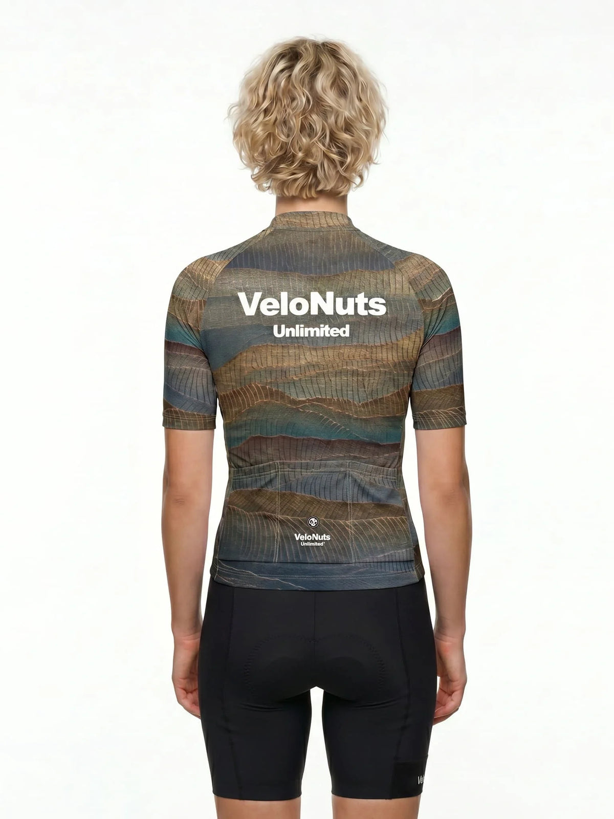 ROCKBROS dames fietsshirt Terrain Blocks ademend wielershirt Desert Contour