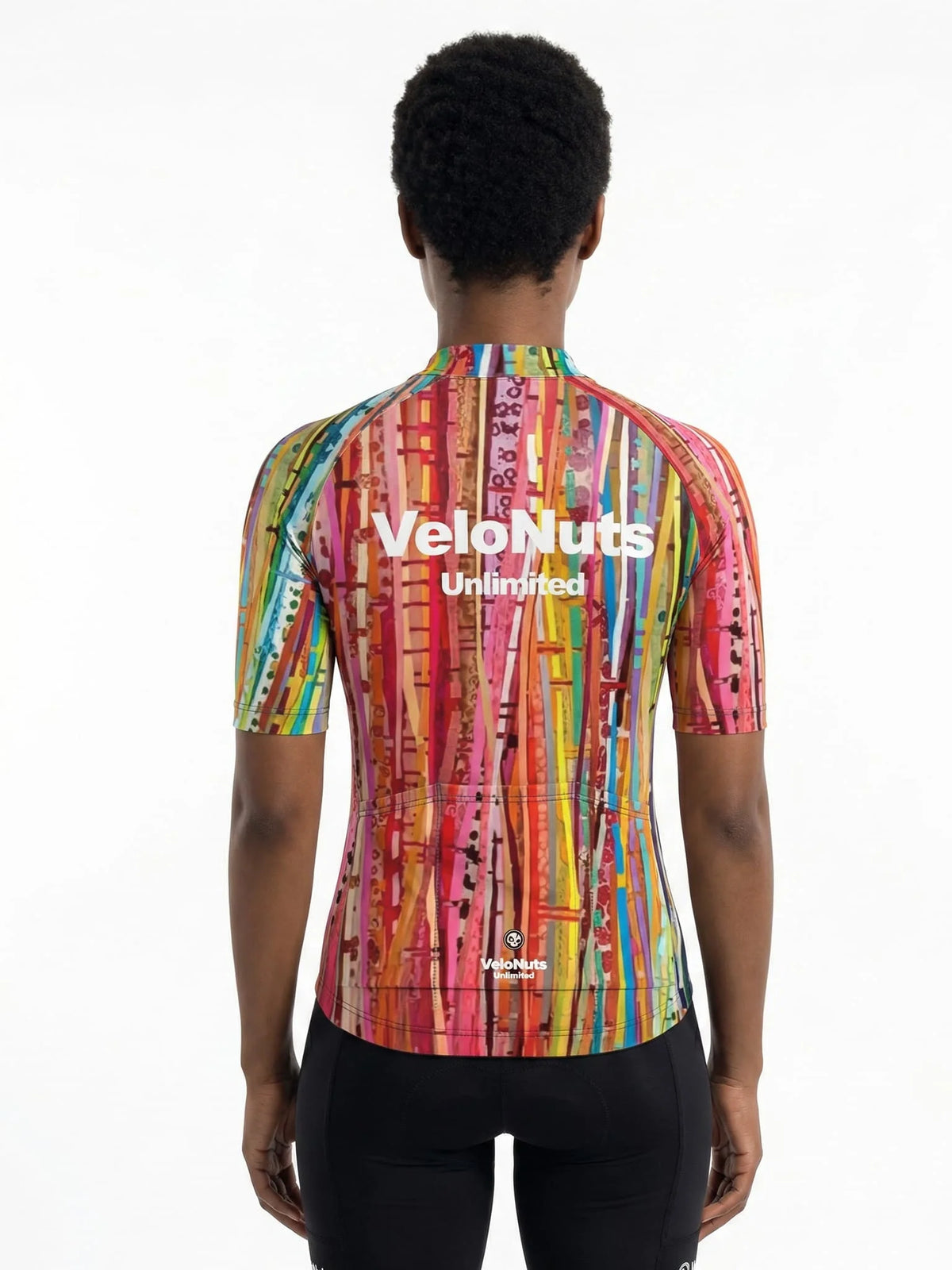 ROCKBROS dames fietsshirt Terrain Blocks ademend wielershirt Carnival Strata