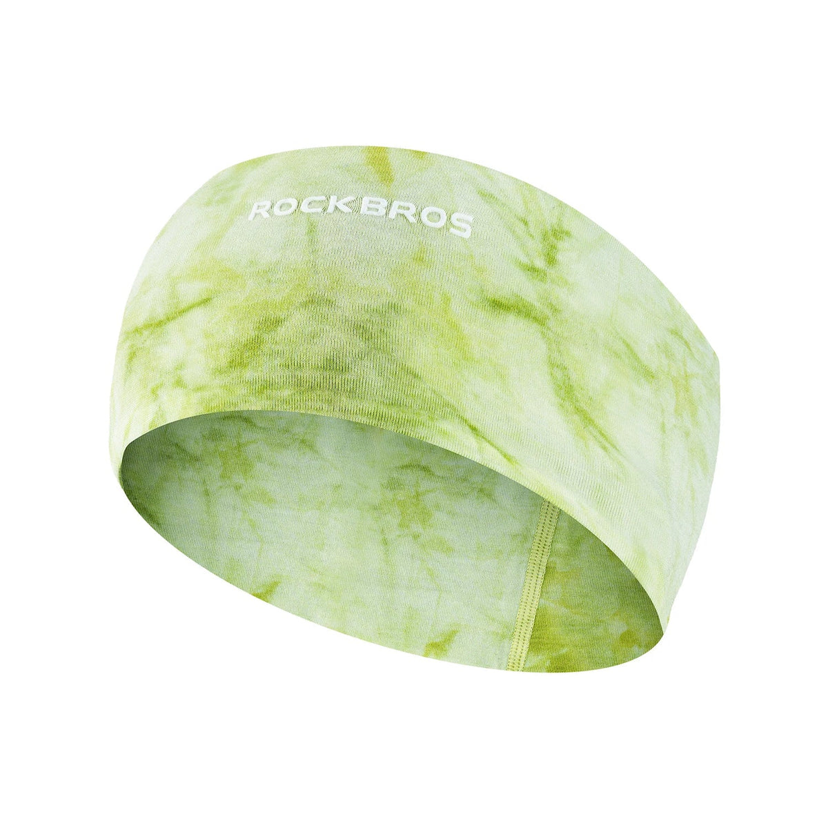 Elastische fiets-hoofdband van Tencel en wol – Lichtgroen | ROCKBROS