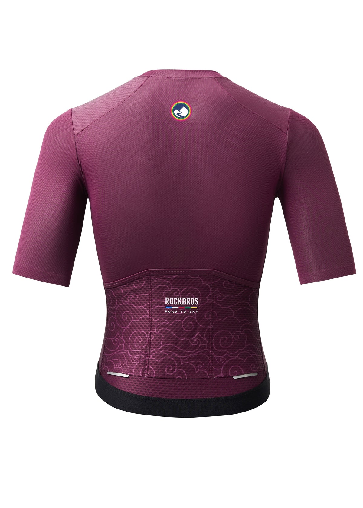 ROCKBROS dames korte mouw fietsshirt road-to-sky#Paars