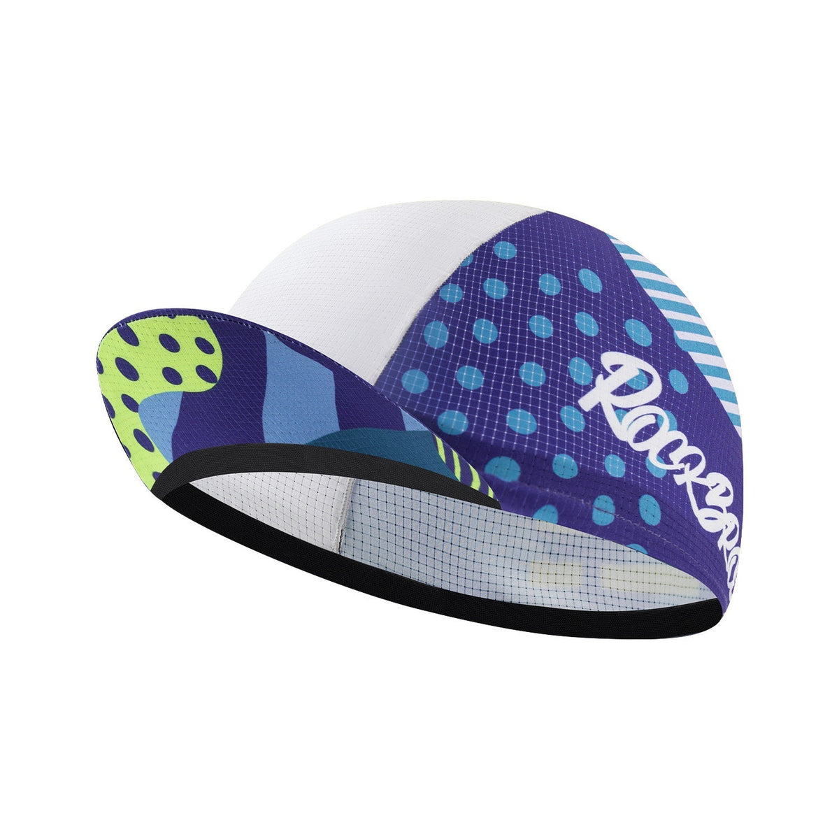 Lichte ademende fietspet met gebogen klep – Blauw | ROCKBROS
