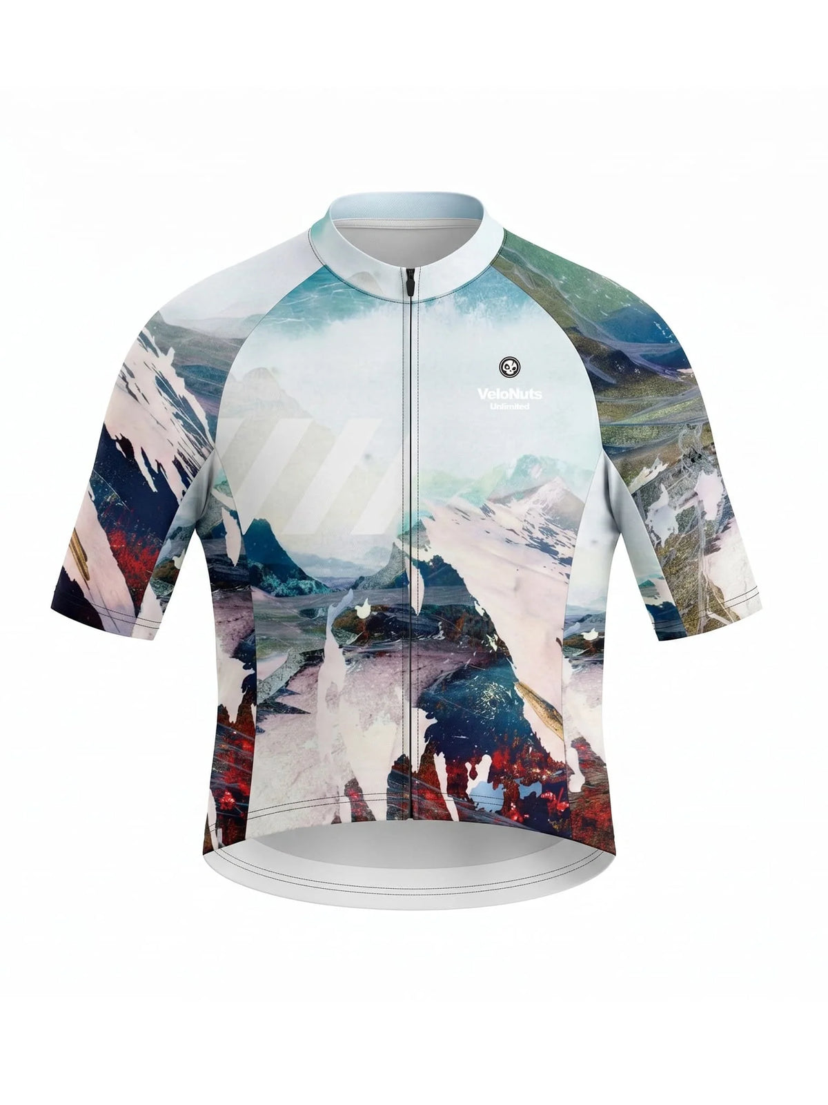 ROCKBROS dames fietsshirt Terrain Blocks ademend wielershirt Alpine Fracture