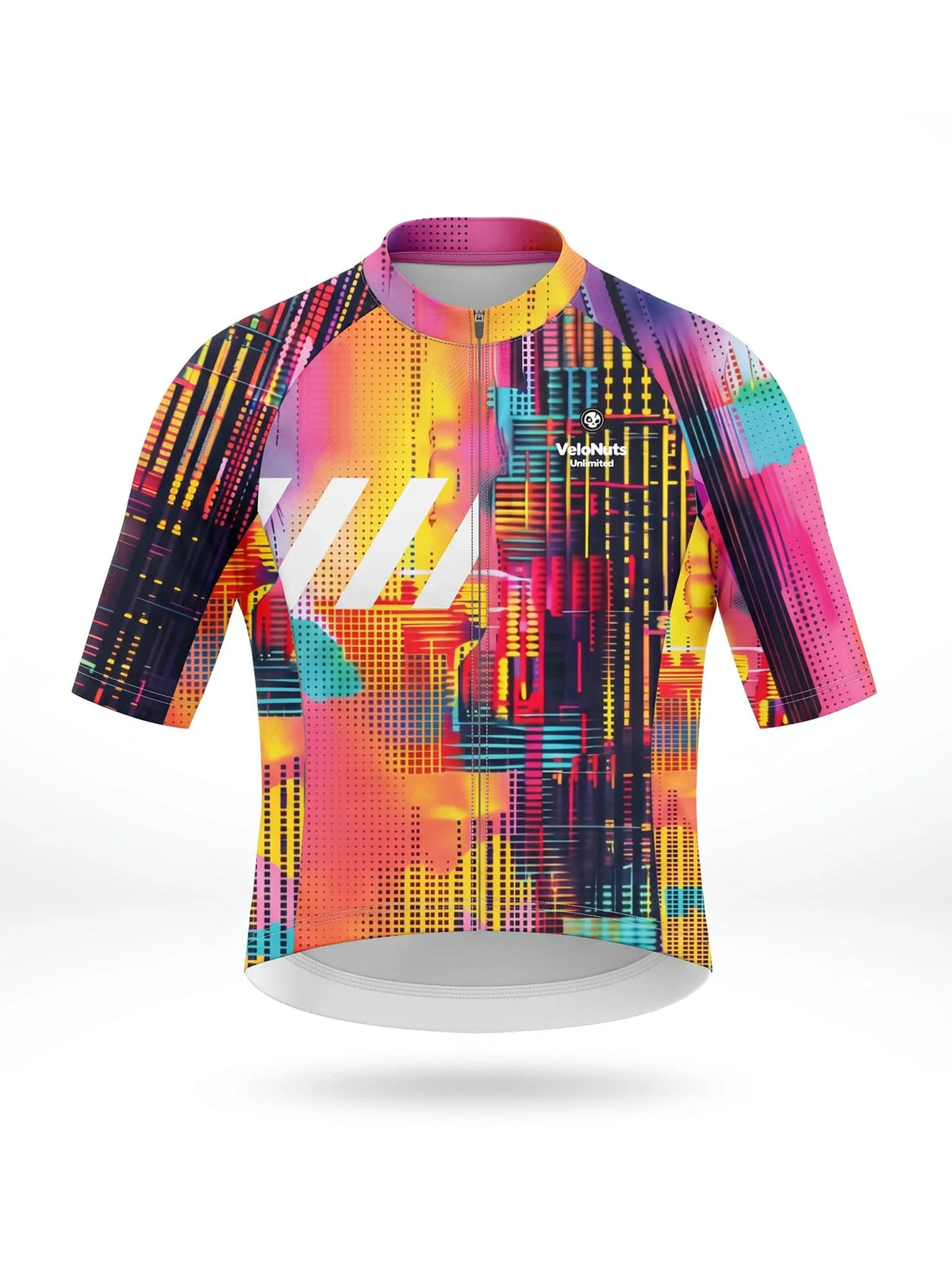 ROCKBROS dames fietsshirt Neon Condense ademend wielershirt Pink Skyline