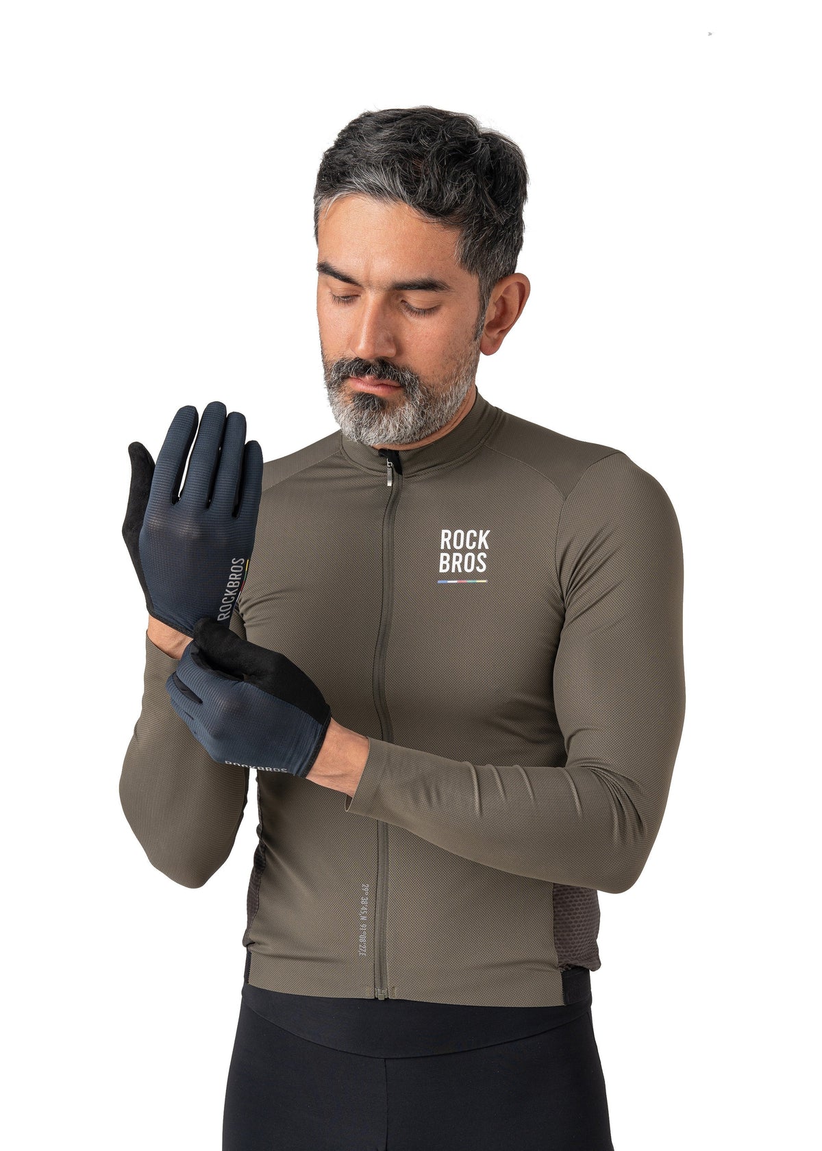 Road-to-Sky lange fietshandschoenen van schapenleer