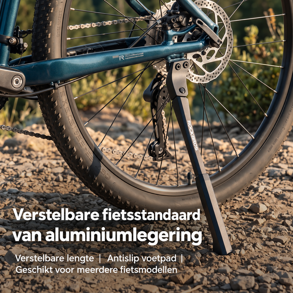 Verstelbare fietsstandaard van aluminiumlegering - detail 1