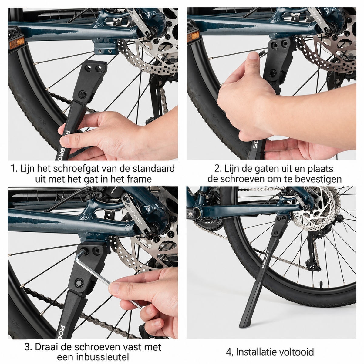 Verstelbare fietsstandaard van aluminiumlegering - detail 7