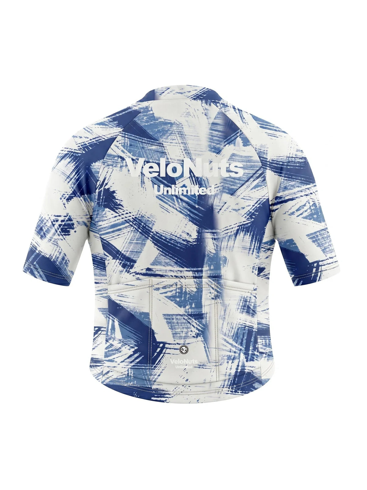 ROCKBROS dames fietsshirt Ink Burst ademend wielershirt Cobalt Strokes