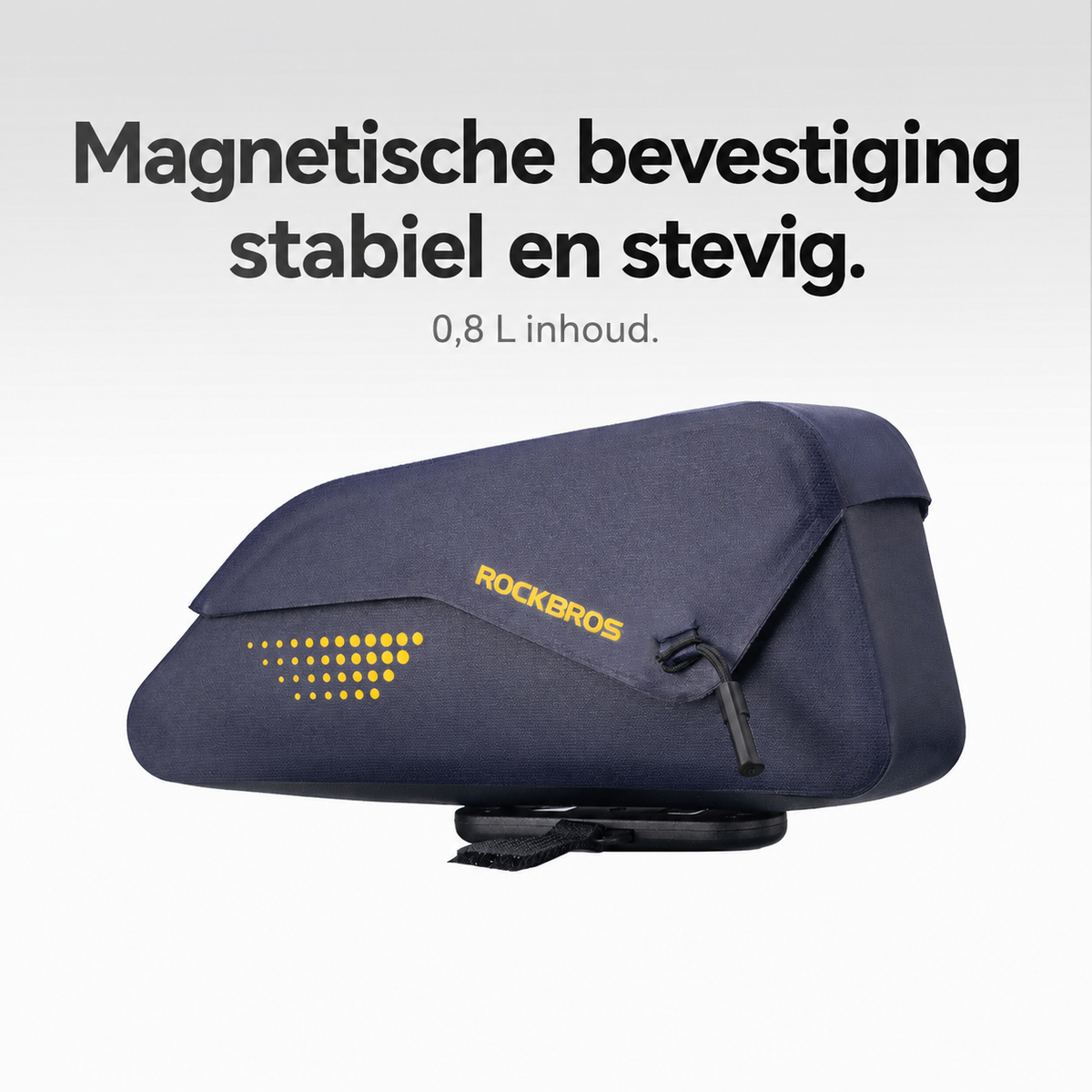 Waterdichte magnetische bovenbuistas 0,8 L - afbeelding 2