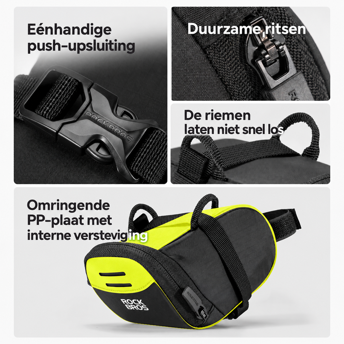 Compacte zadeltas met achterlichtbevestiging - detail 9