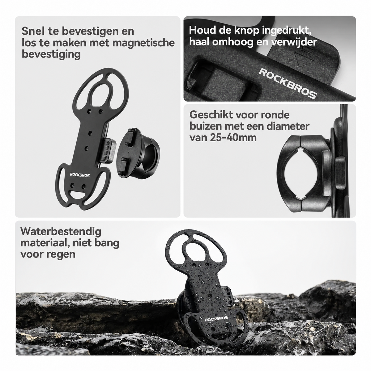 Magnetische telefoonhouder voor de fiets - afbeelding 5