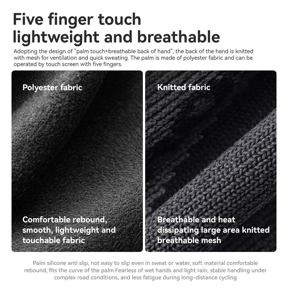 TouchFlex all-season fietshandschoenen