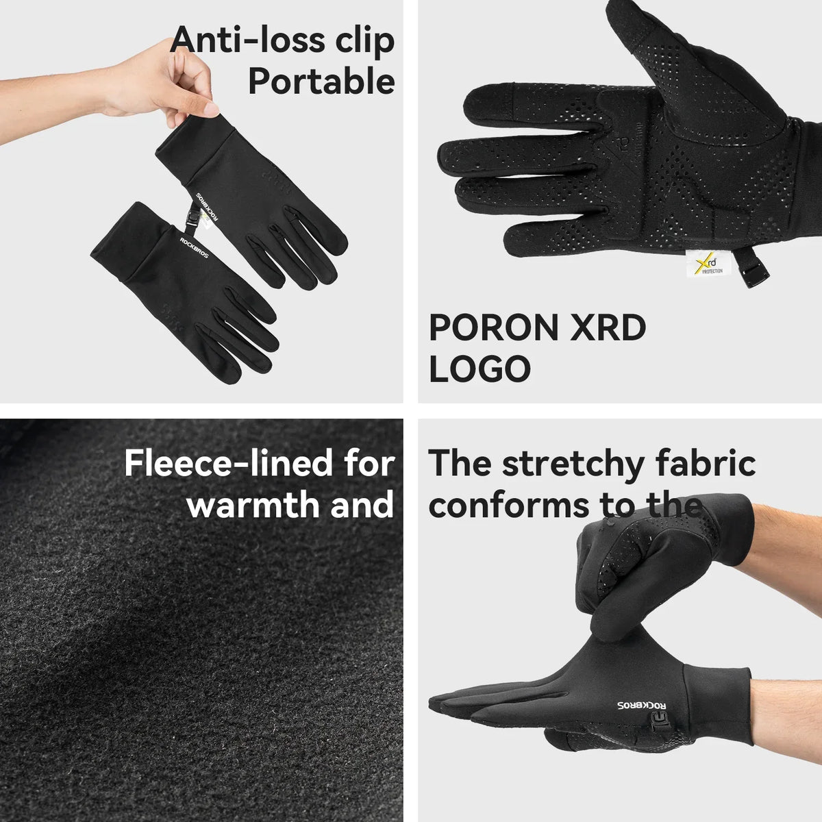 ThermoGrip winter fietshandschoenen