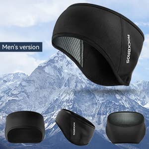 Thermische sporthoofdband met oorbedekking en reflectie