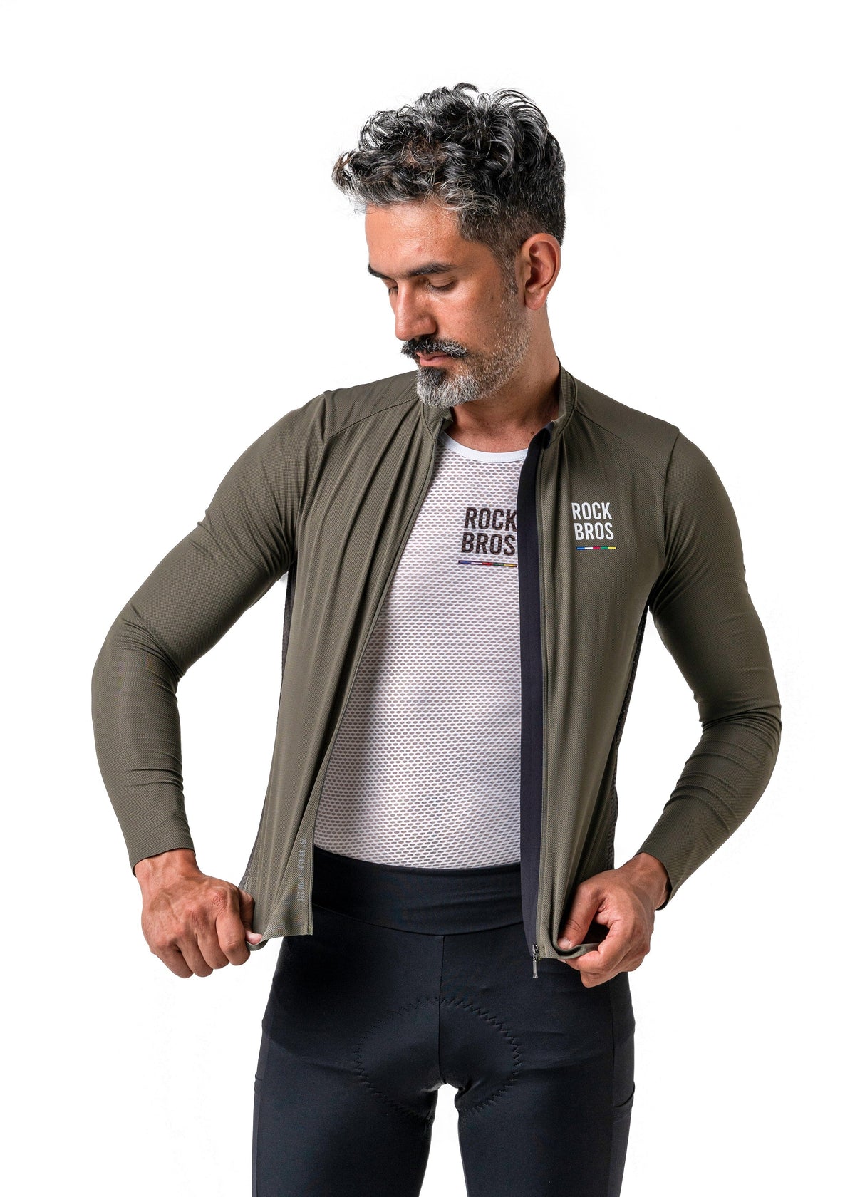 Road-to-Sky heren fietsshirt met lange mouwen