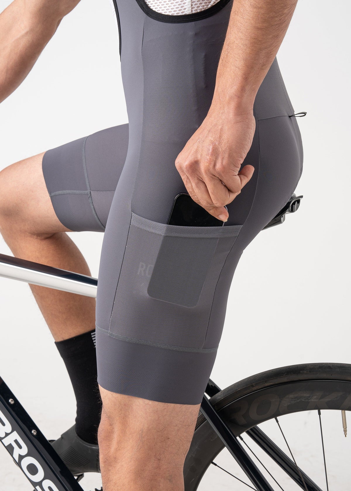 Road-to-Sky heren fietsbroek met bretels