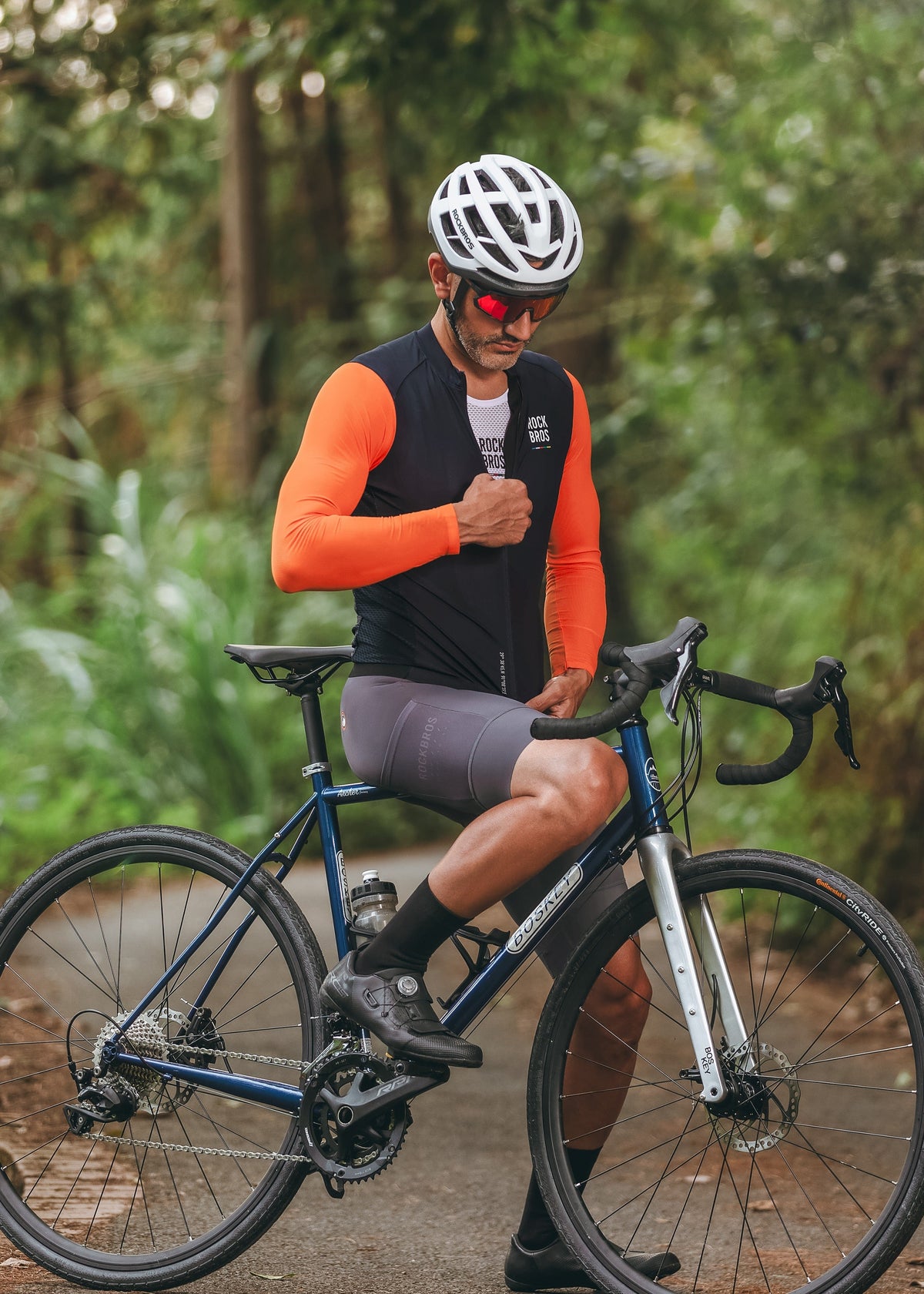 Road-to-Sky heren fietsshirt met lange mouwen