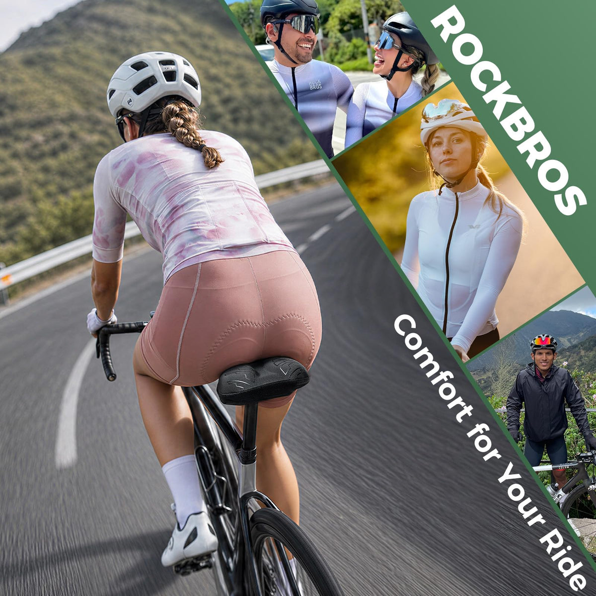 Fietszadelhoes met traagschuim