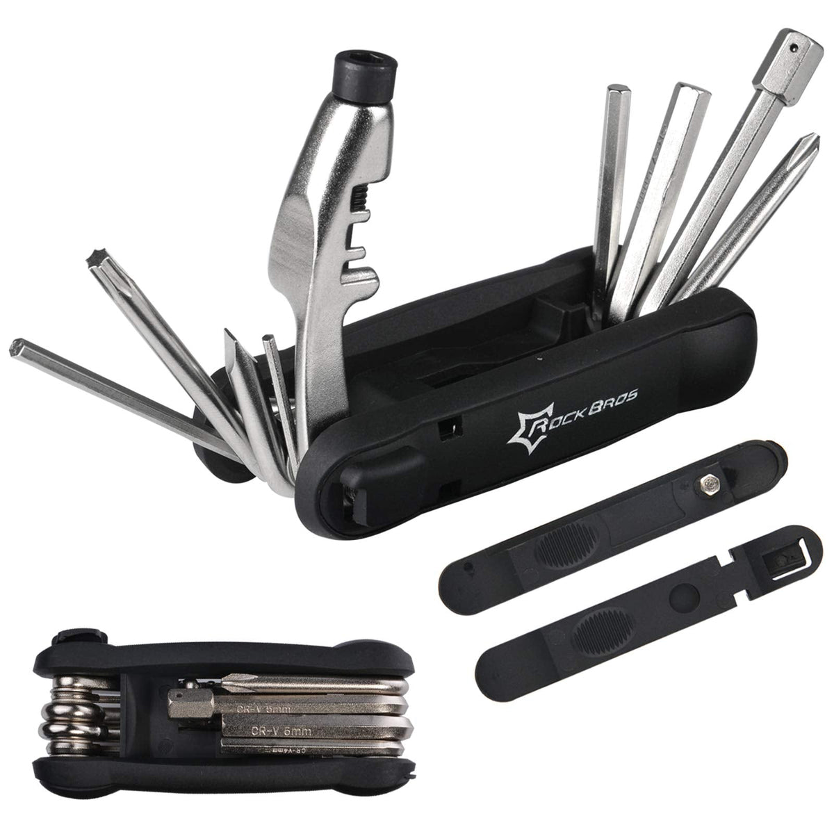 ROCKBROS draagbare fietsreparatieset 12-in-1 multifunctionele zaktool