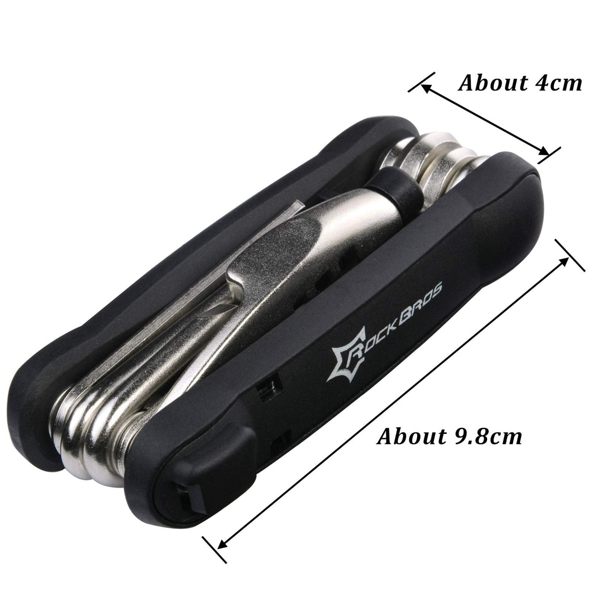 ROCKBROS draagbare fietsreparatieset 12-in-1 multifunctionele zaktool