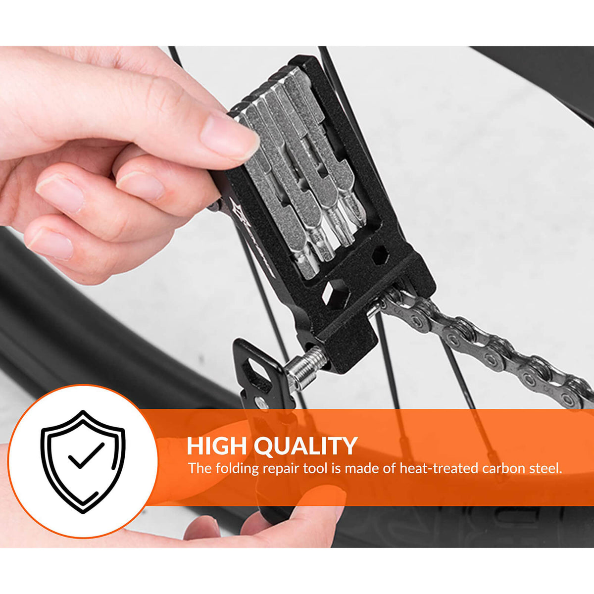 ROCKBROS multitool voor fiets 20-in-1 inklapbaar roestvrij staal