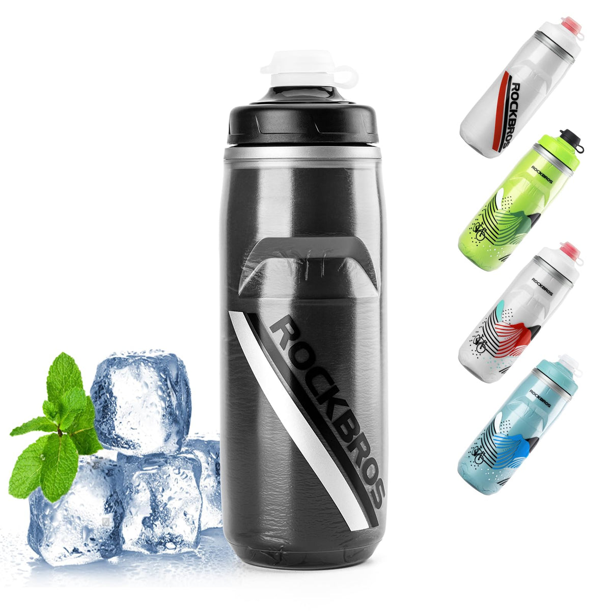 Geïsoleerde lekvrije fiets bidon 620 ml