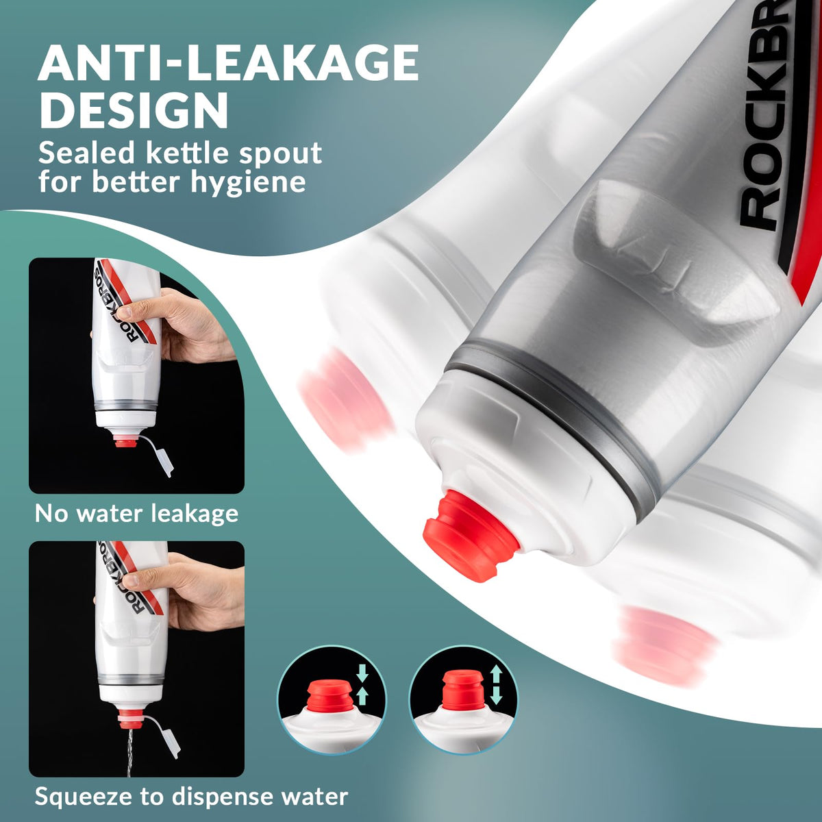 Geïsoleerde lekvrije fiets bidon 620 ml