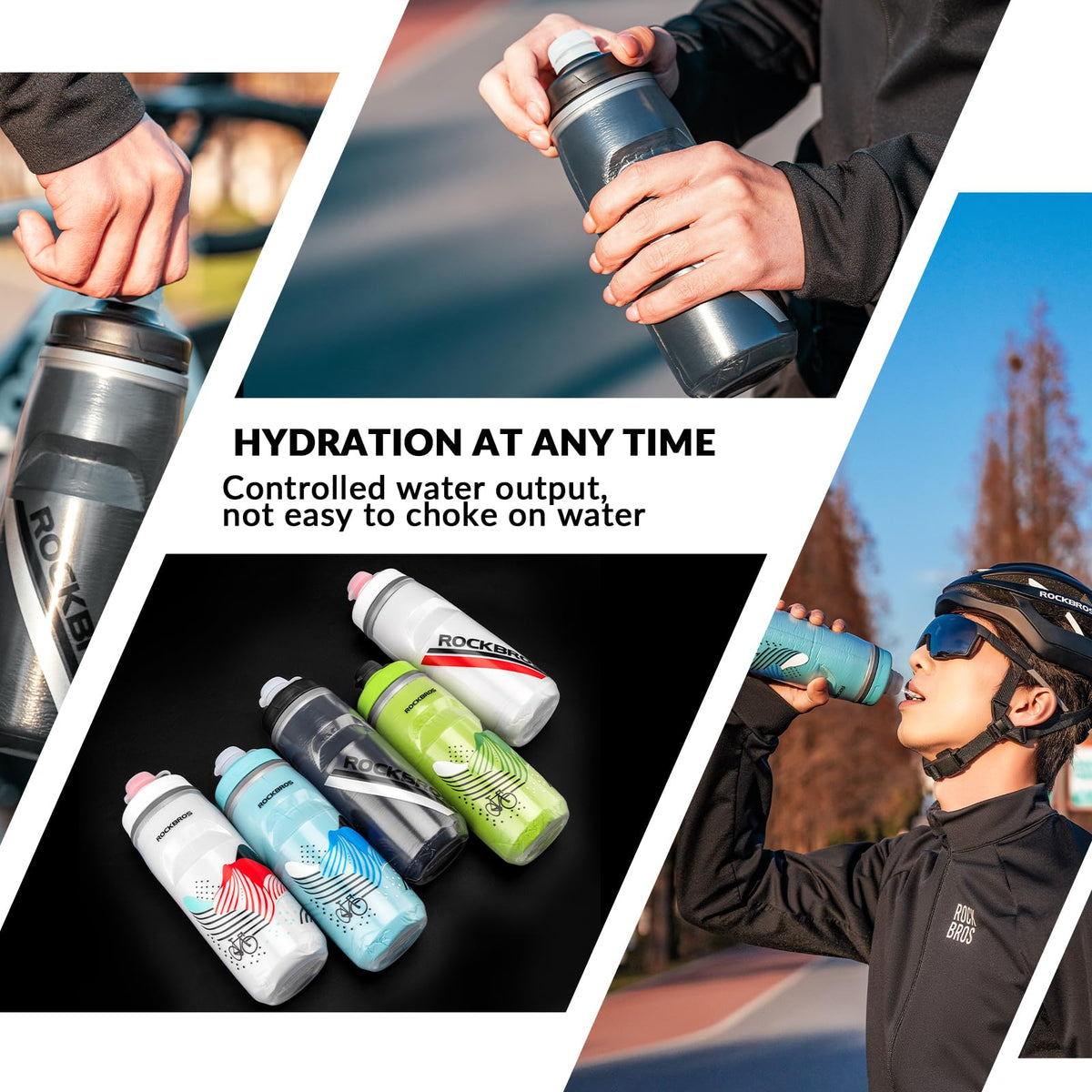 Geïsoleerde lekvrije fiets bidon 620 ml