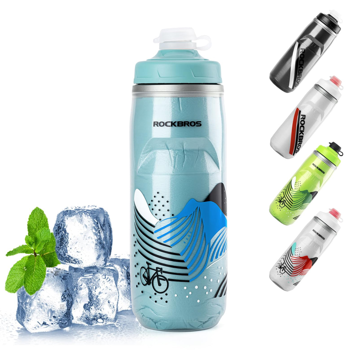 Geïsoleerde lekvrije fiets bidon 620 ml