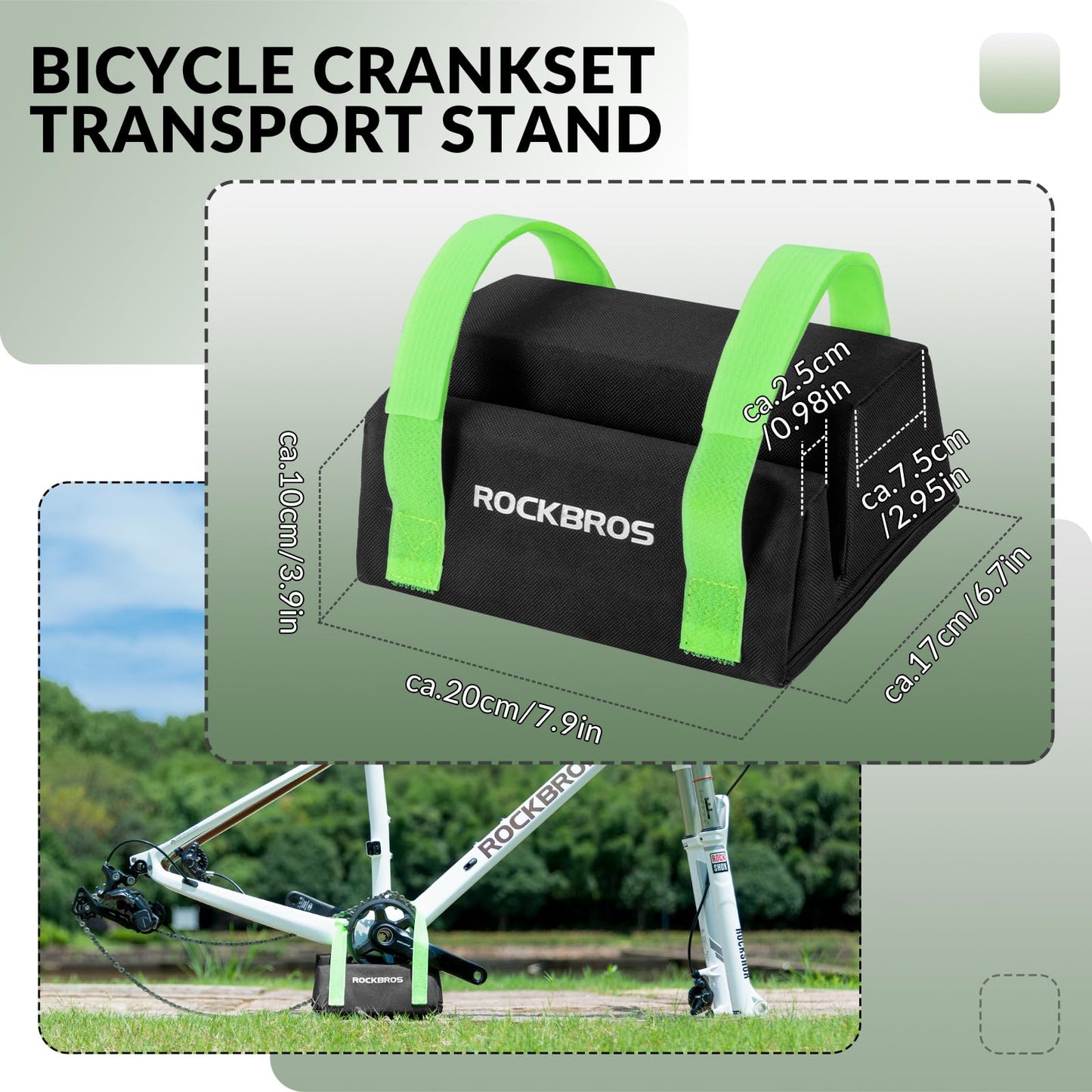 ROCKBROS Bicycle Chainset Protection Pad for Most Types of Chainset