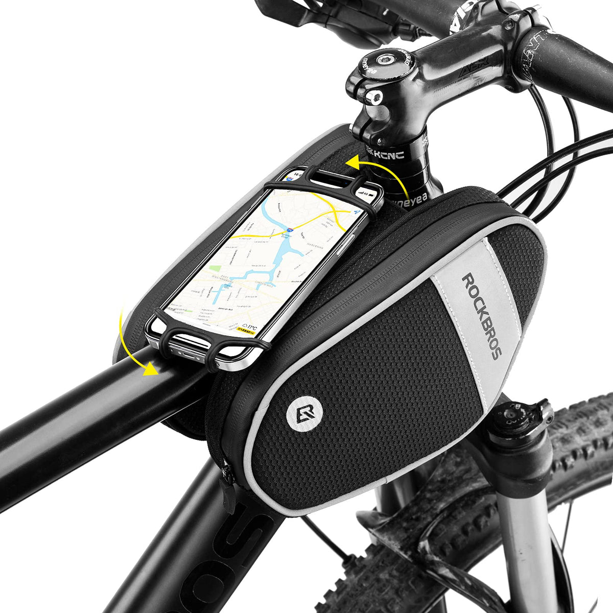 Bovenbuistas 1,5 L met 360° telefoonhouder