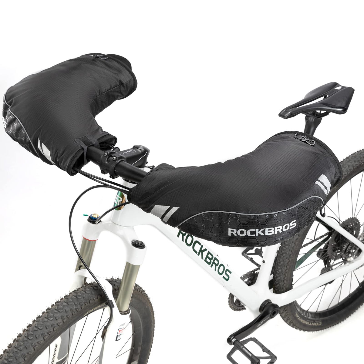 Thermische stuurmoffen voor fietsen met uitneembare fleece
