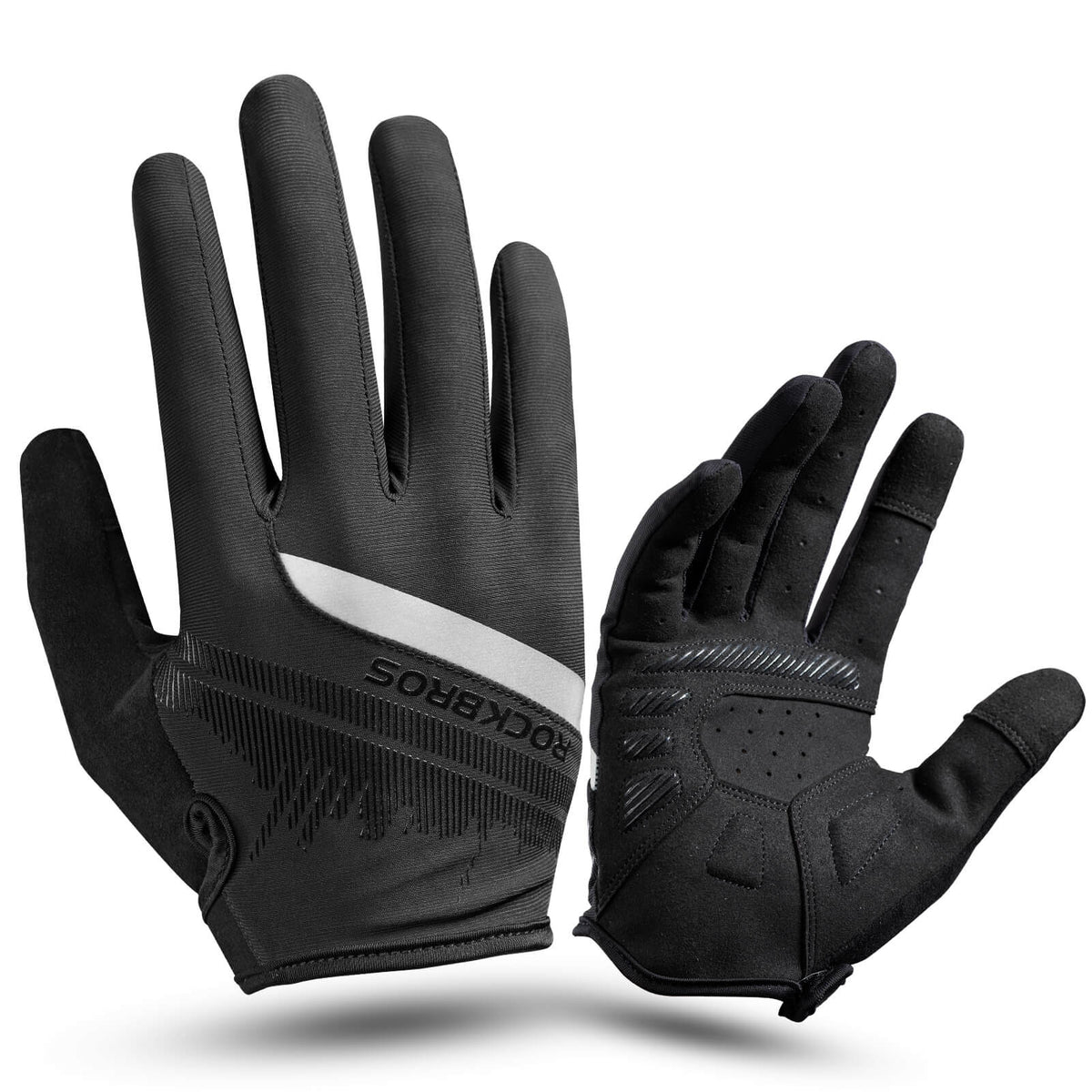 Lange fietshandschoenen met SBR-demping