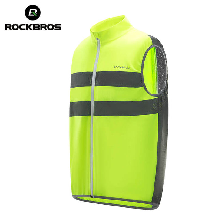 High-visibility fietsgilet met 360° reflectie