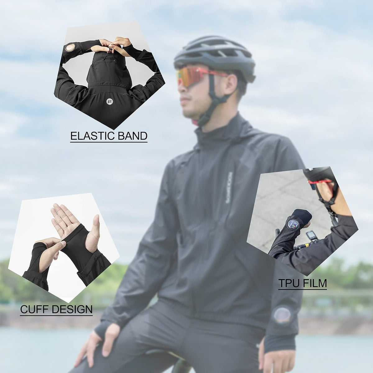 Heren ademende fietsset voor lente, zomer en herfst