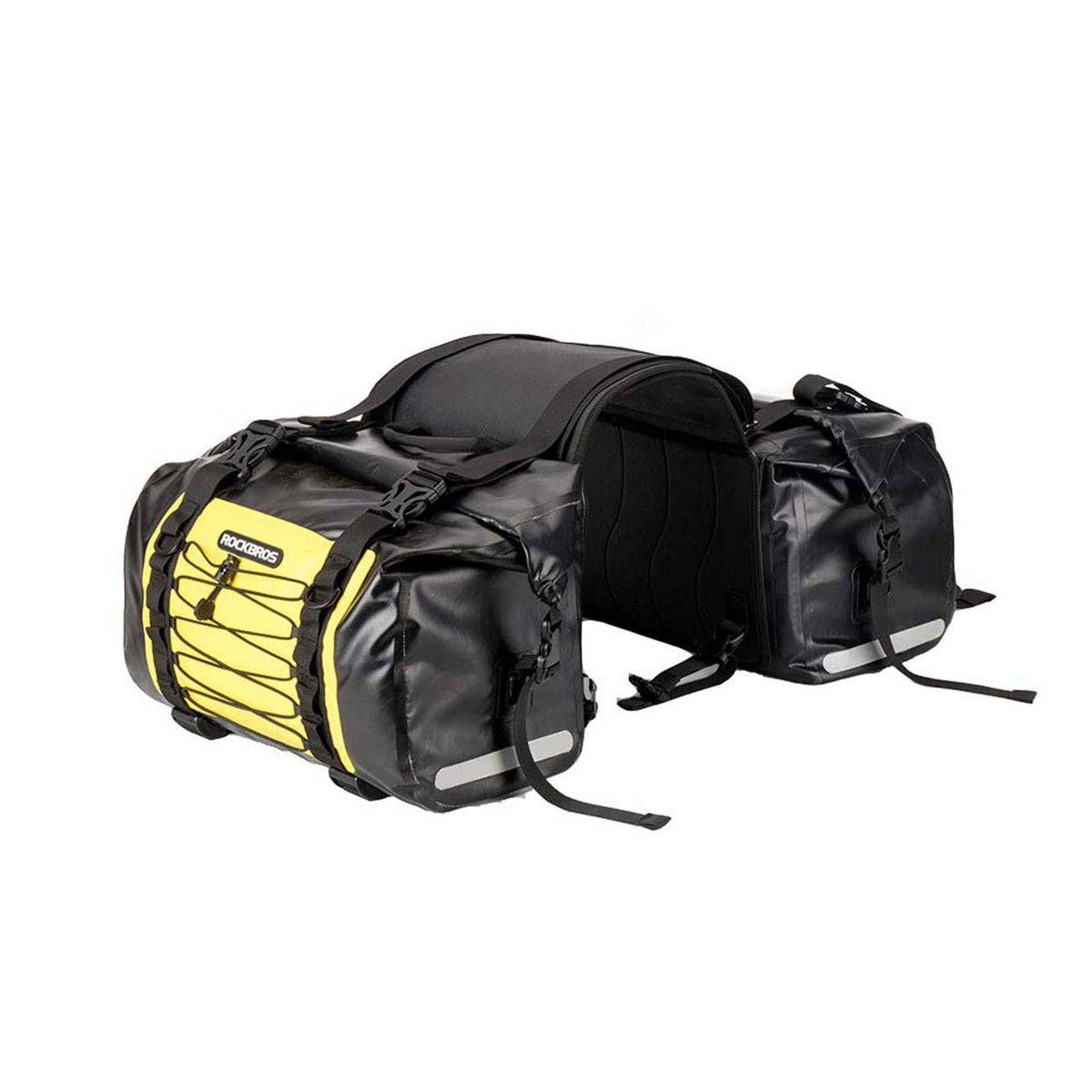 waterafstotende dubbele motortassen 62 L van PVC