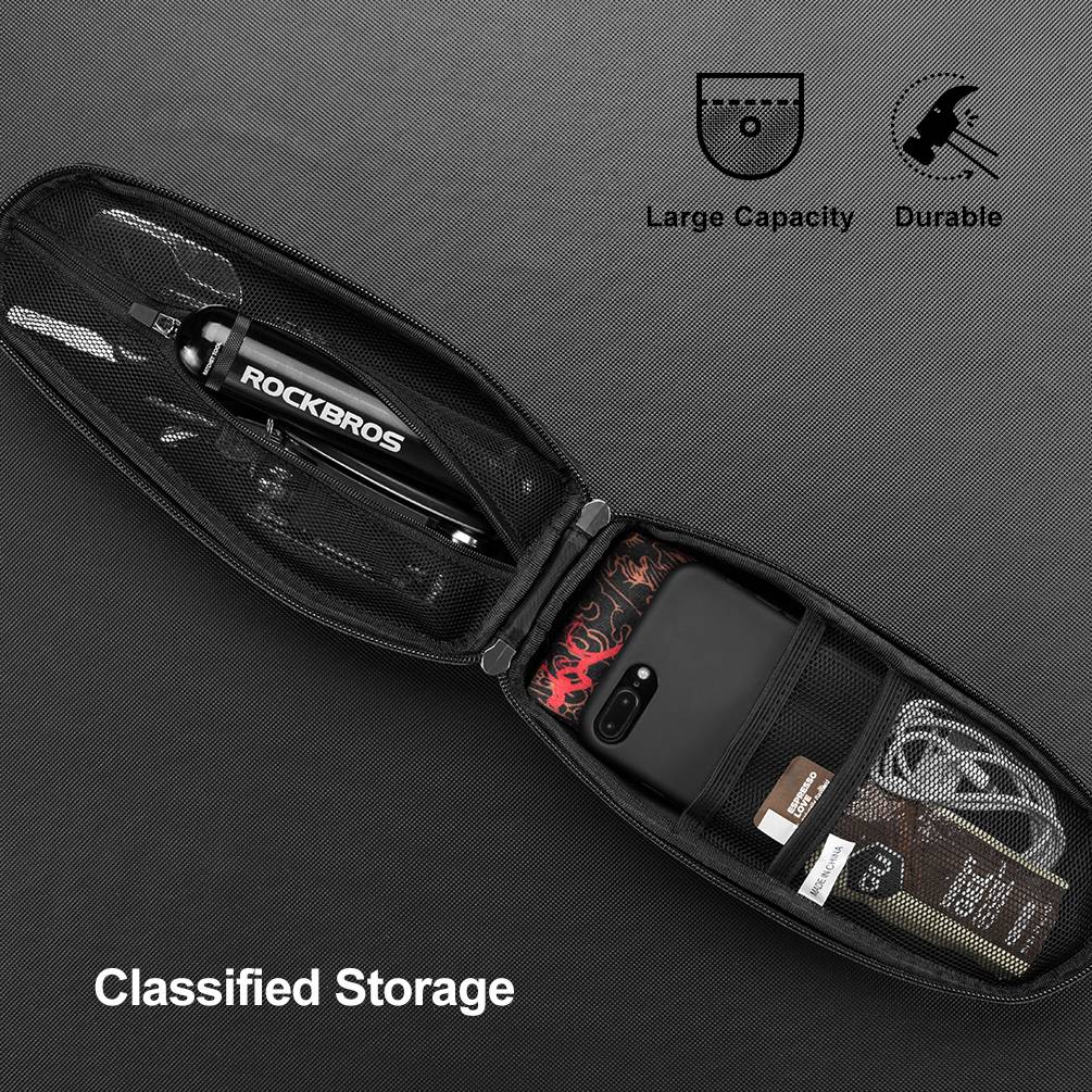 ROCKBROS hard shell bovenbuis fietstas schokbestendig waterproof