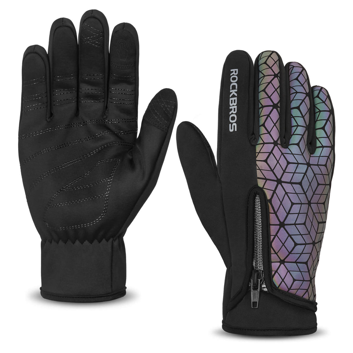 Warme winter fietshandschoenen met touchscreen