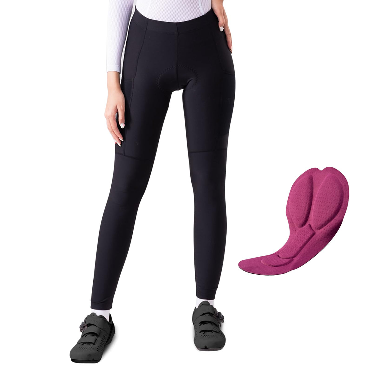 TVI thermische fietsbroek met padding voor dames