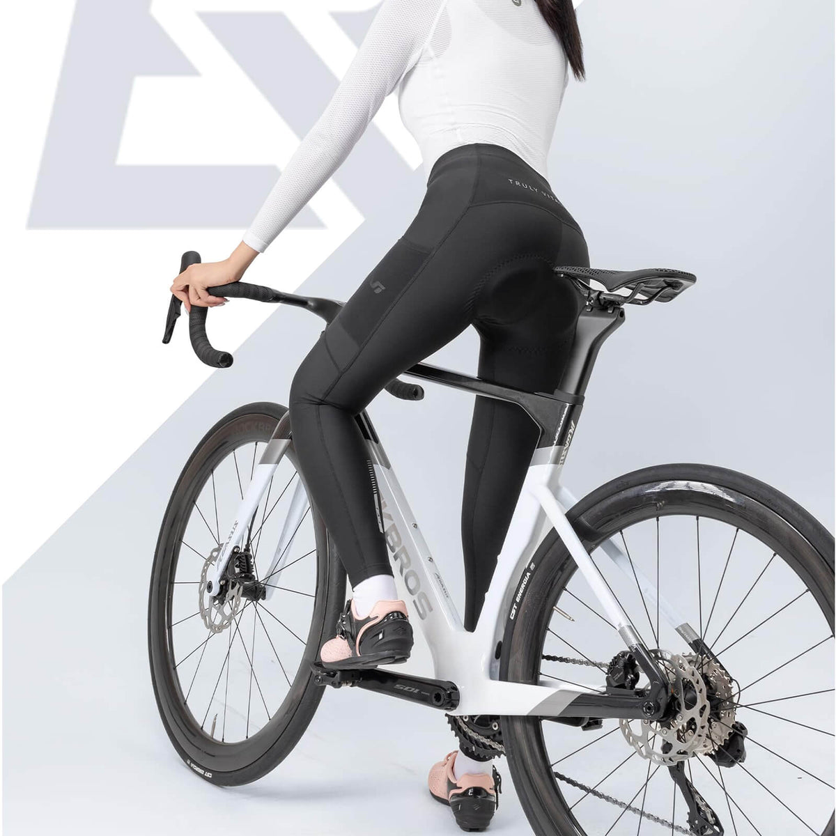 TVI thermische fietsbroek met padding voor dames