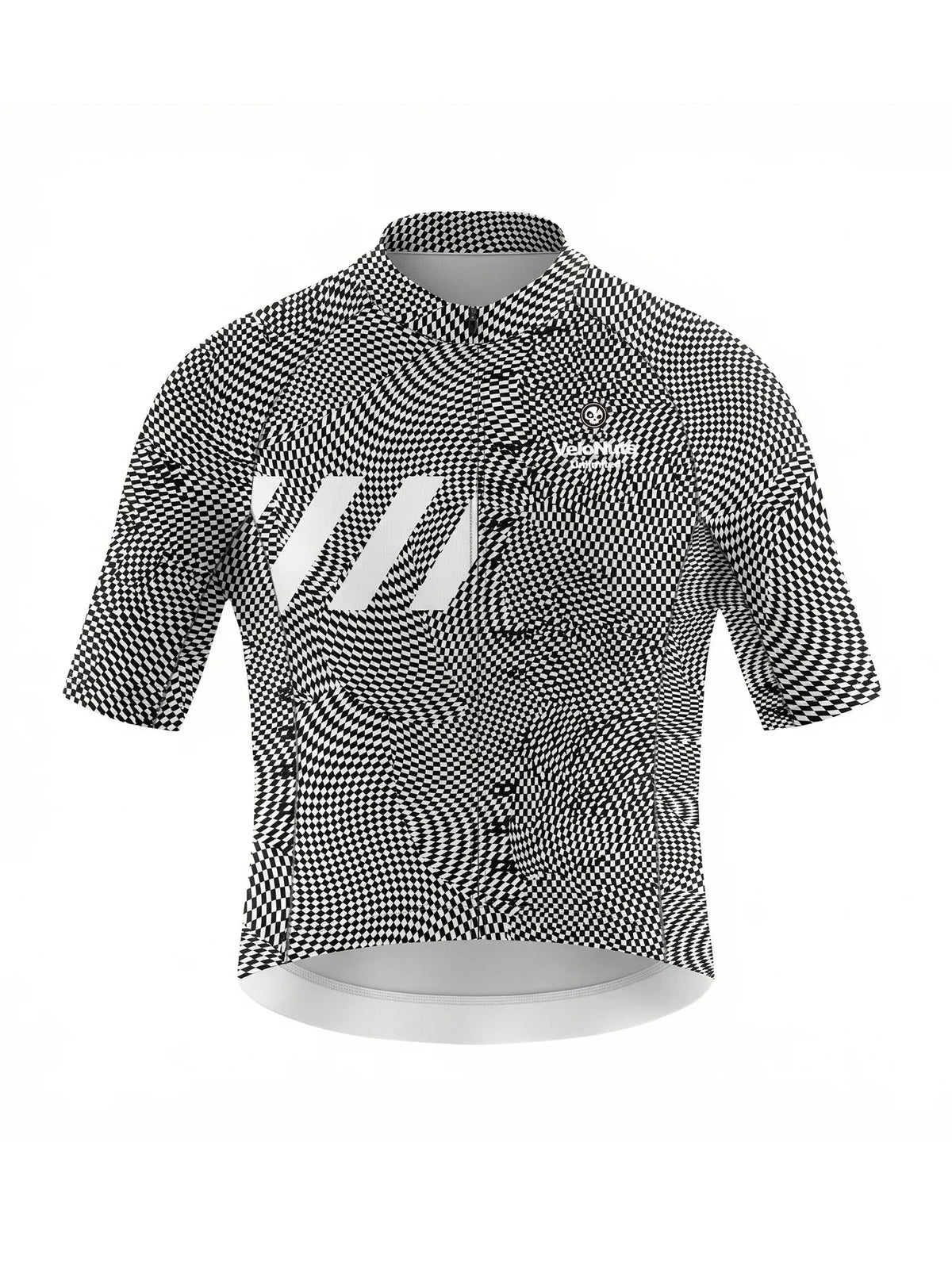 ROCKBROS heren fietsshirt Pixel Riot ademend wielershirt Optical Warp Check