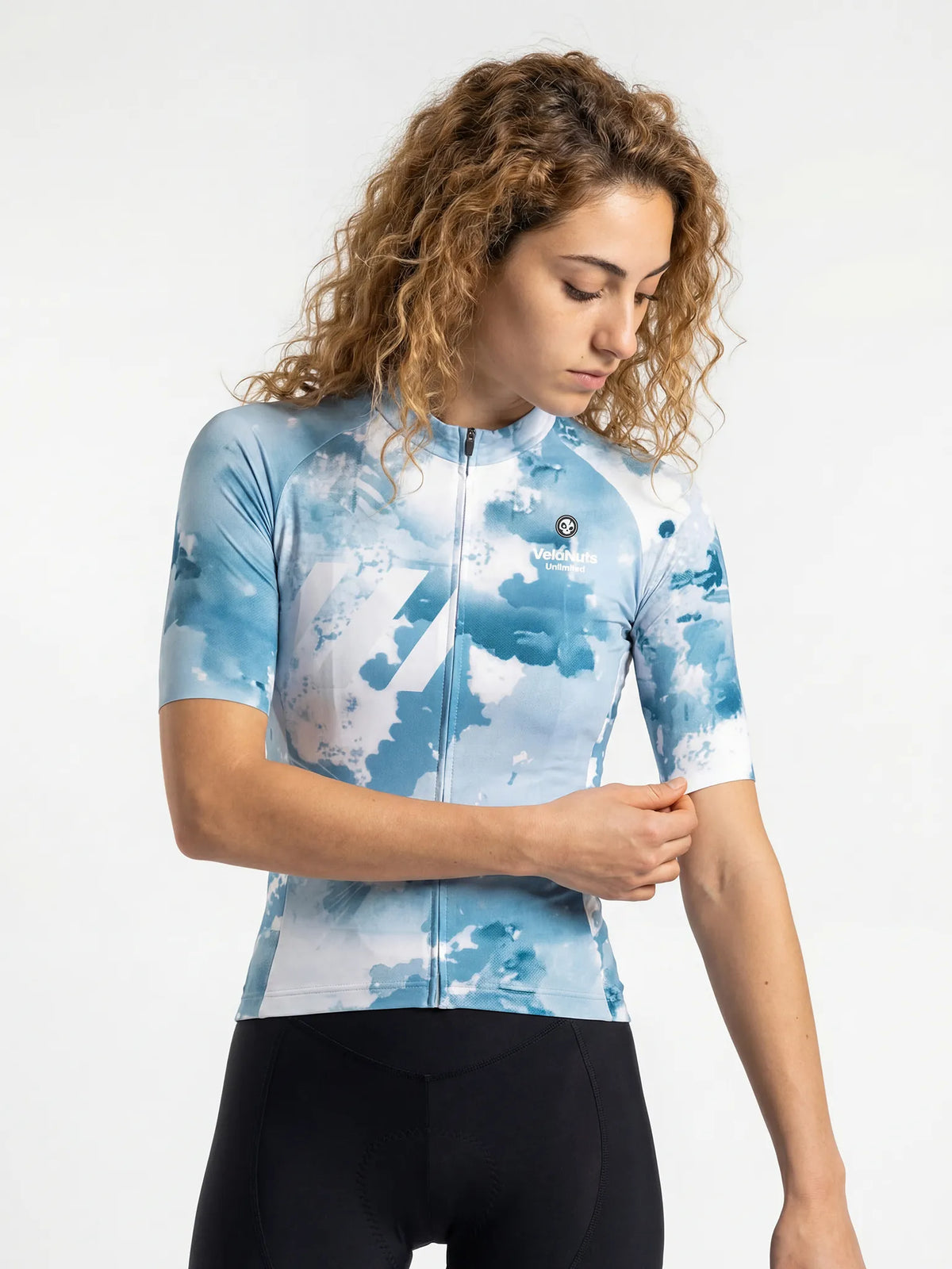 ROCKBROS dames fietsshirt Wild Garden ademend wielershirt Frost Bloom