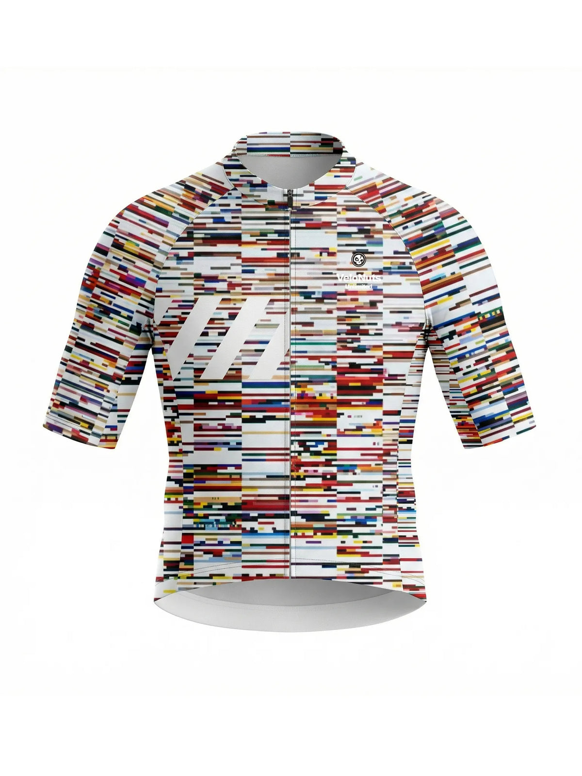 ROCKBROS dames fietsshirt Pixel Riot ademend wielershirt Glitch Scan