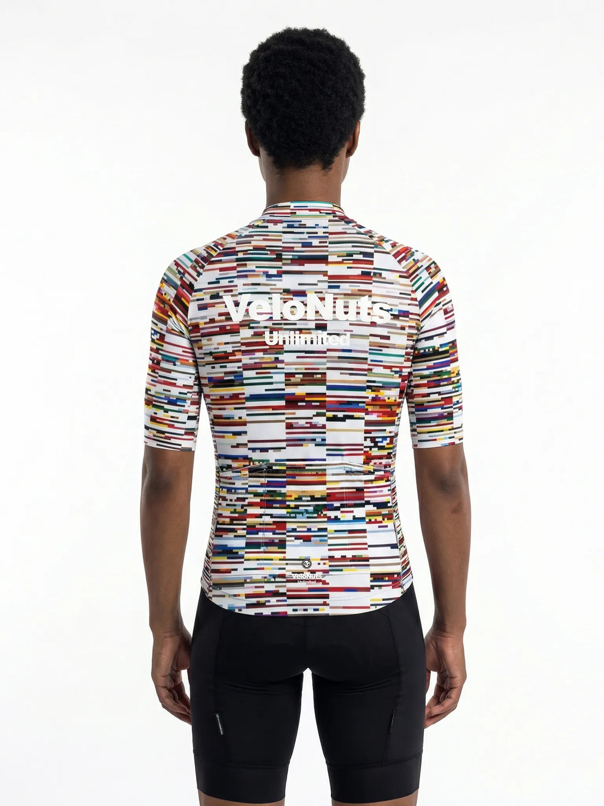 ROCKBROS dames fietsshirt Pixel Riot ademend wielershirt Glitch Scan