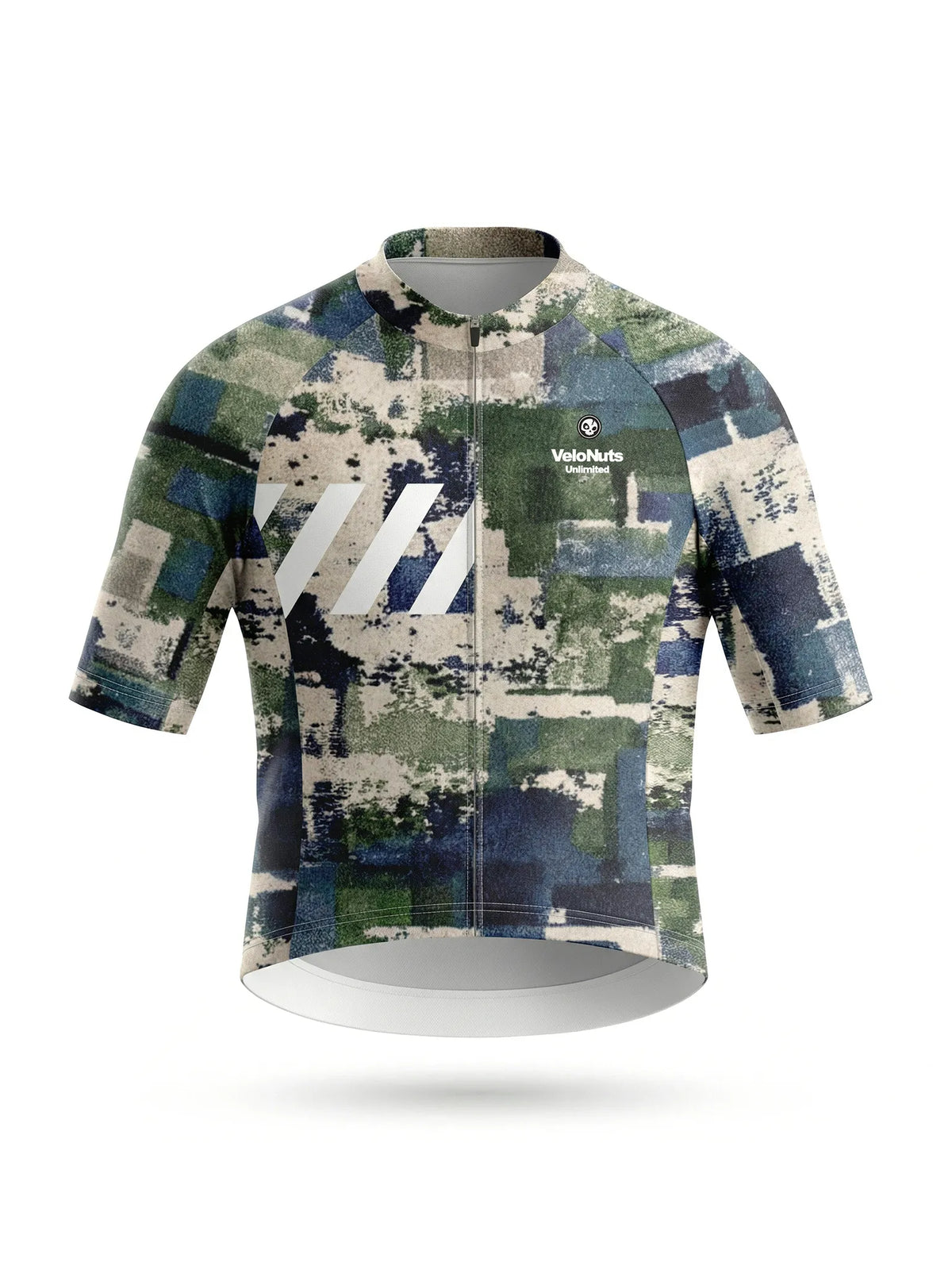 ROCKBROS dames fietsshirt Terrain Blocks ademend wielershirt Moss Stone Blocks