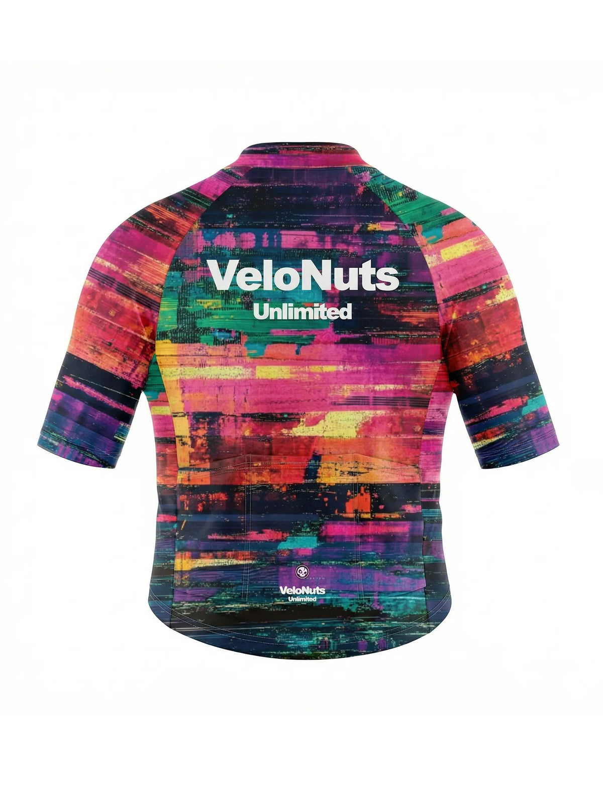 ROCKBROS dames fietsshirt Pixel Riot ademend wielershirt Neon Glitch