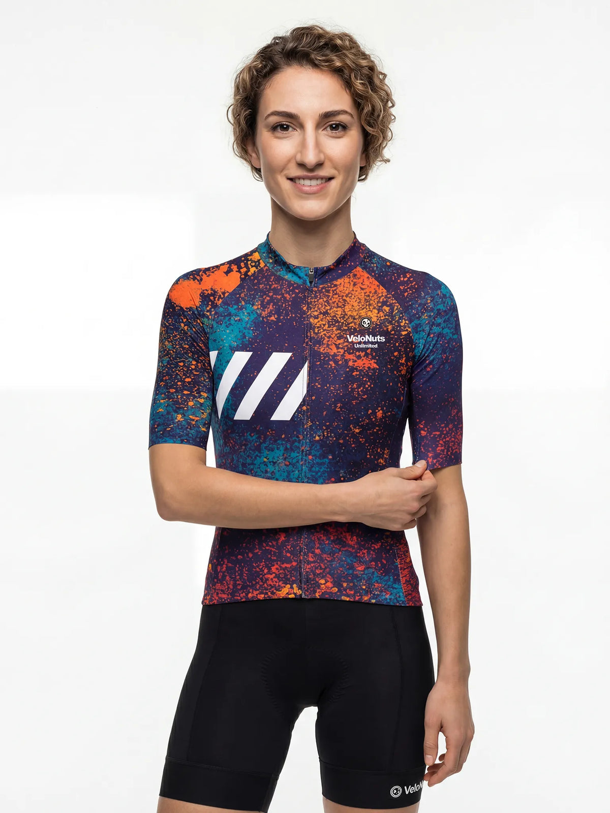 ROCKBROS dames fietsshirt Ink Burst ademend wielershirt Solar Spray